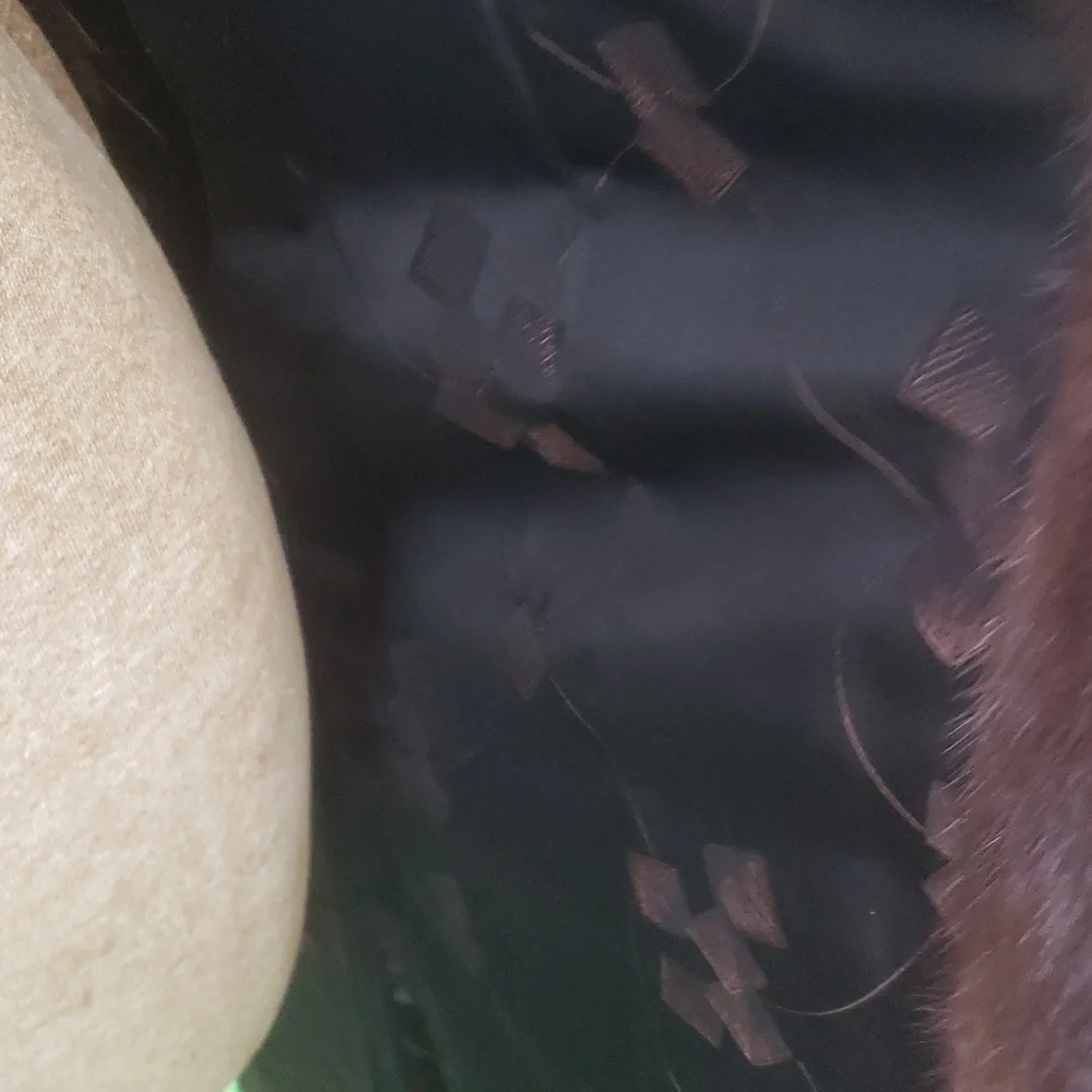 Mink fur long coat - Picture 3 of 5